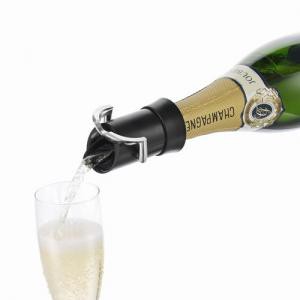 uzávěr a nálevka na sekt a šampaňské
