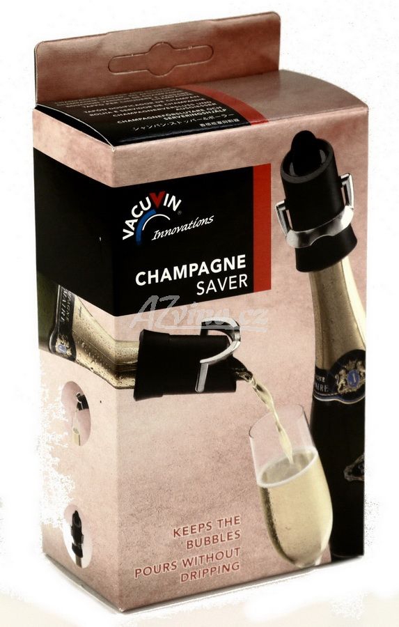 uzávěr a nálevka na sekt a šampaňské